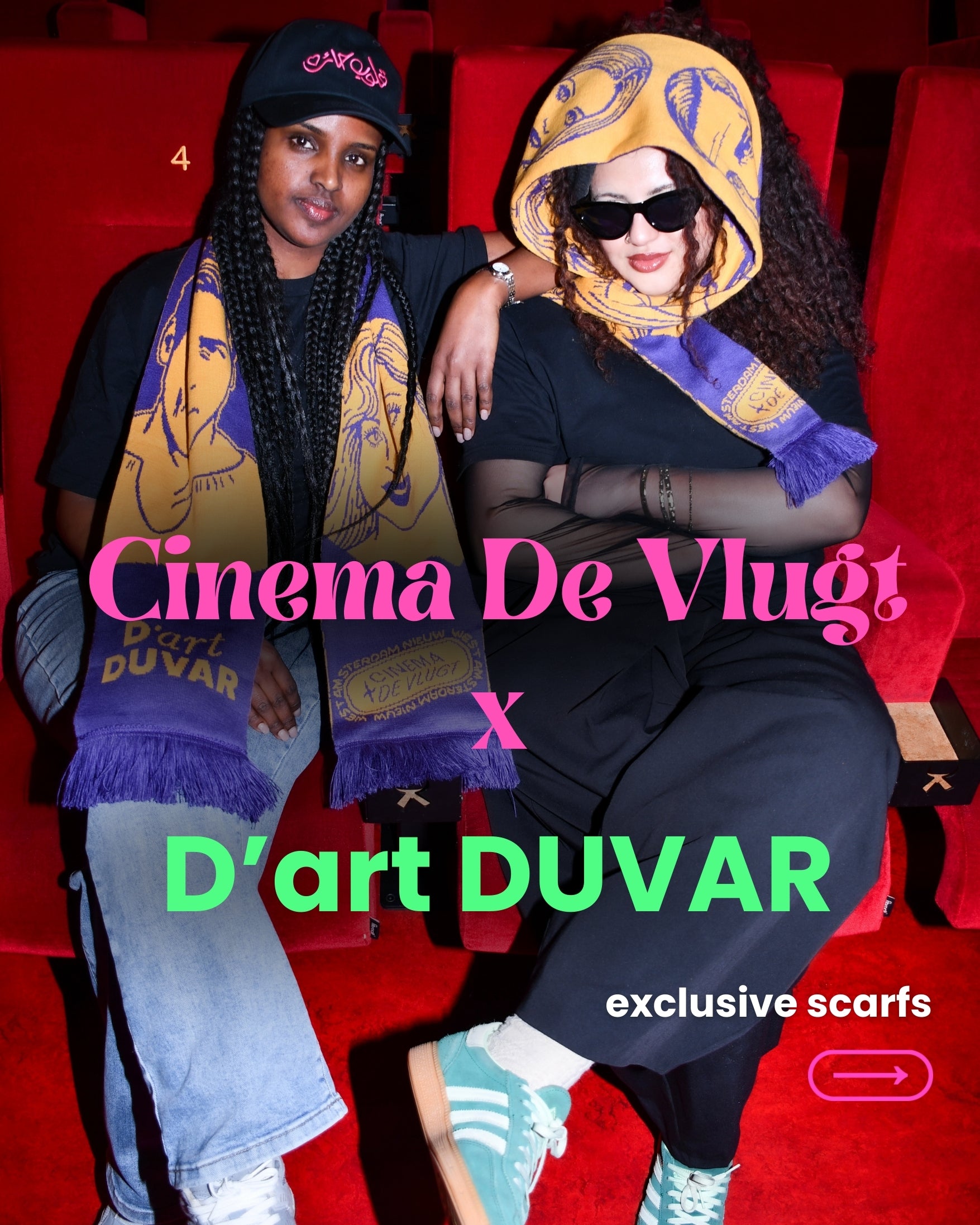 Sjaal - Cinema de Vlugt x D'art DUVAR