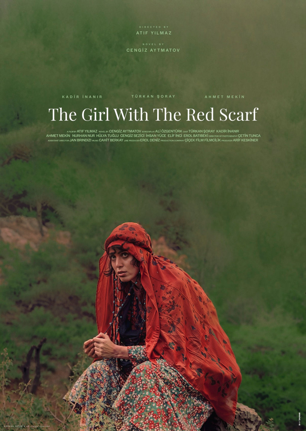 Filmposter - The Girl With The Red Scarf