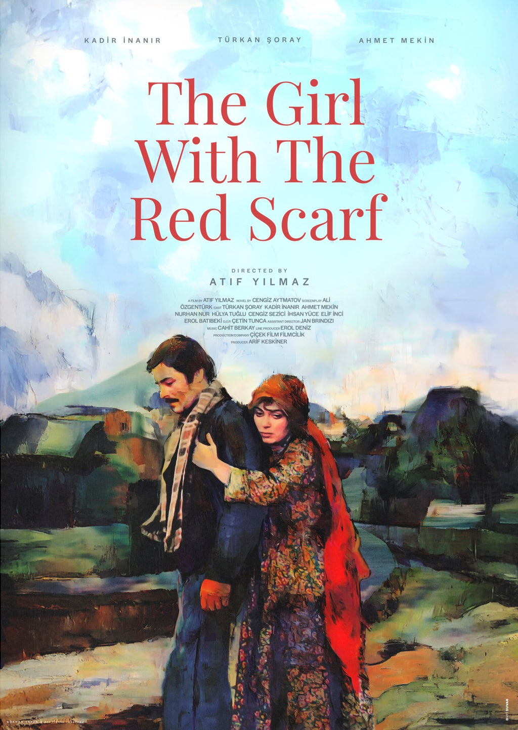 Filmposter - The Girl With The Red Scarf (Hug)