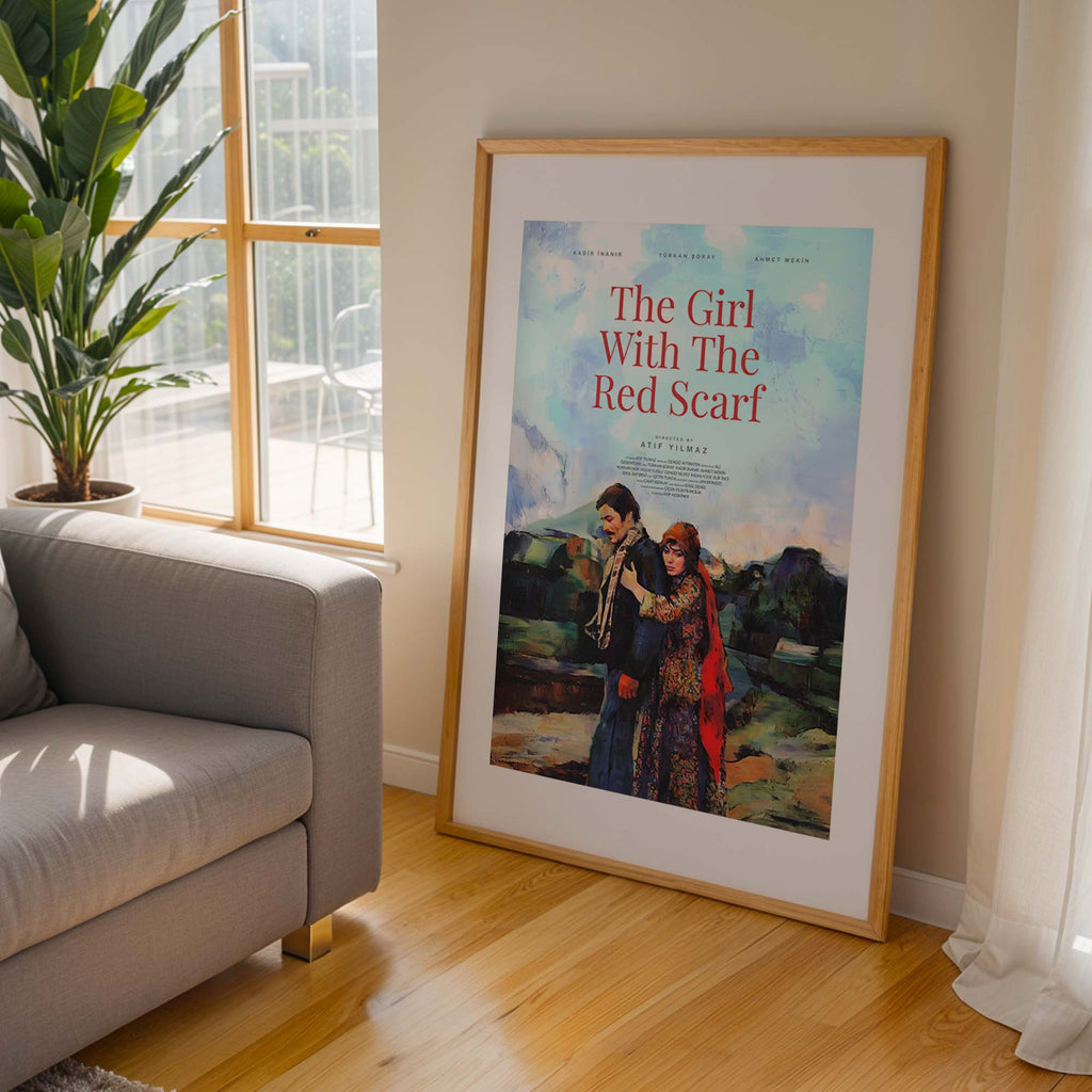 Filmposter - The Girl With The Red Scarf (Hug)