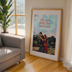 Filmposter - The Girl With The Red Scarf (Hug)