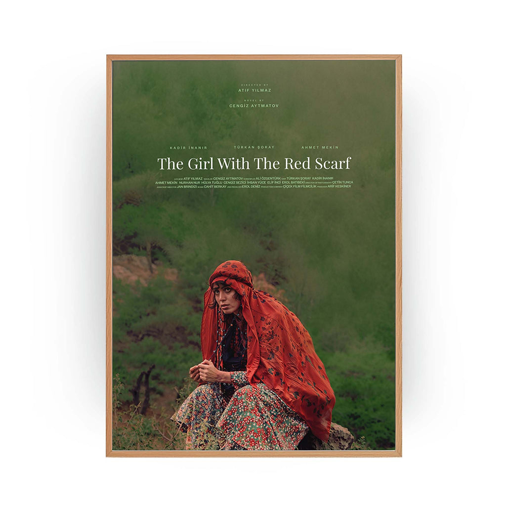Filmposter - The Girl With The Red Scarf