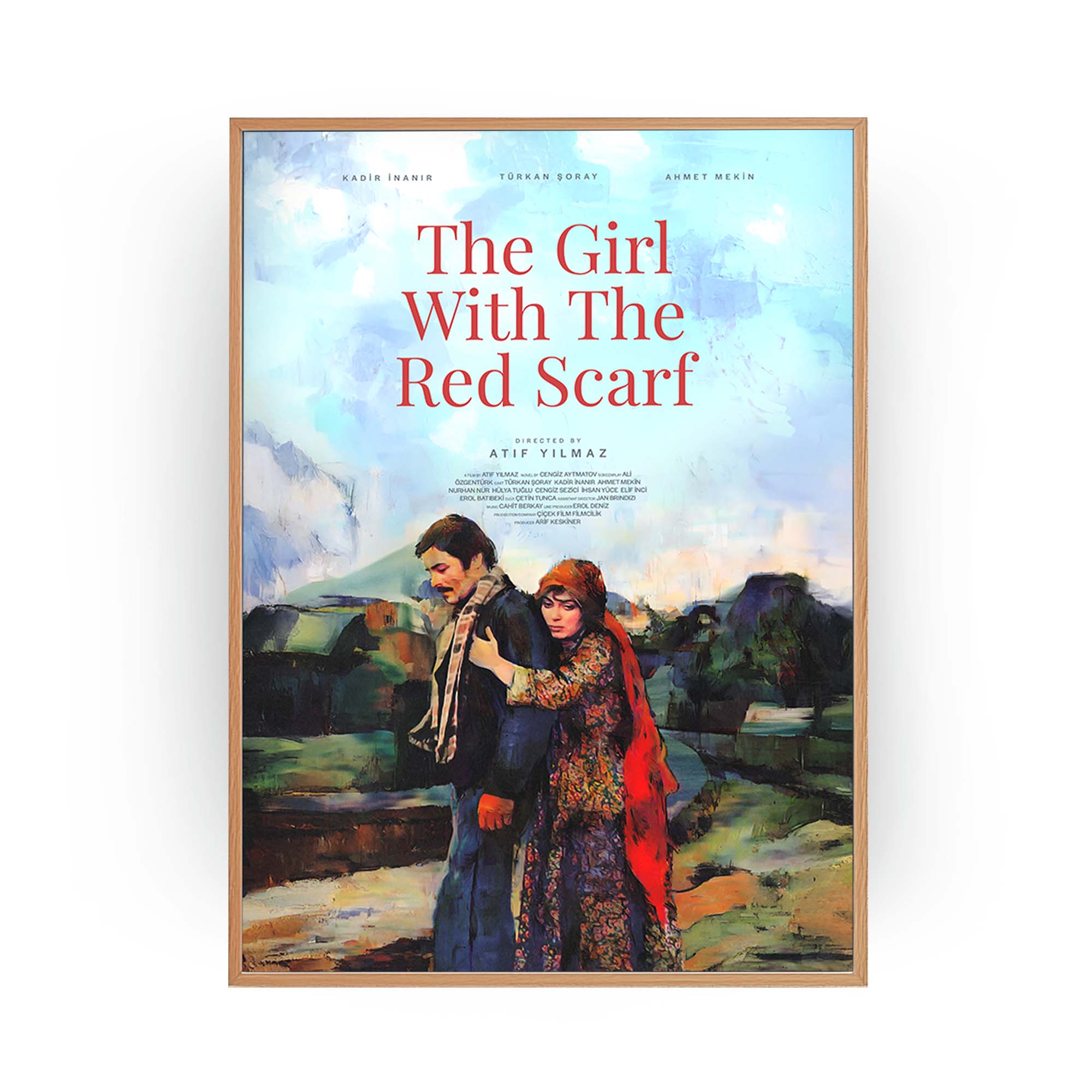 Filmposter - The Girl With The Red Scarf (Hug)