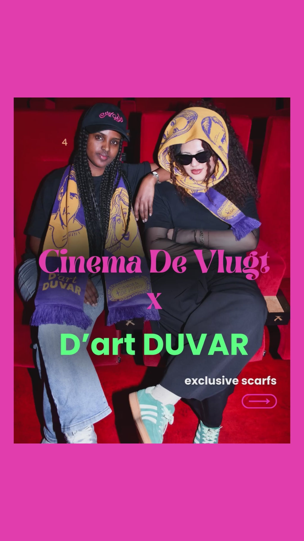 Sjaal - Cinema de Vlugt x D'art DUVAR